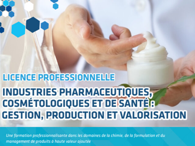 licence pro cosmétique